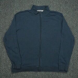 tasc Performance Jacket Men Extra Large Blue Performance Bamboo Pockets Training